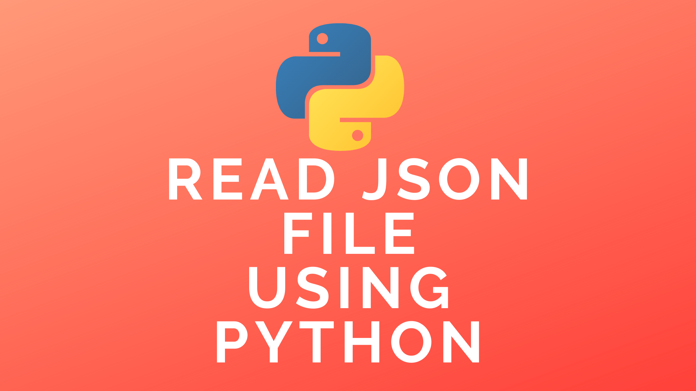 Read JSON File using Python Code and Prompt